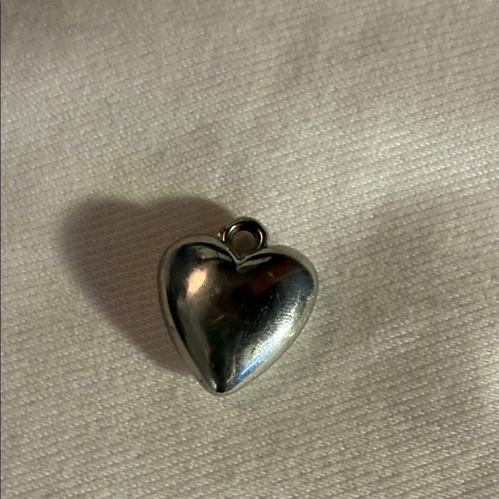 Heart accessories Silvertone Heart Pendant